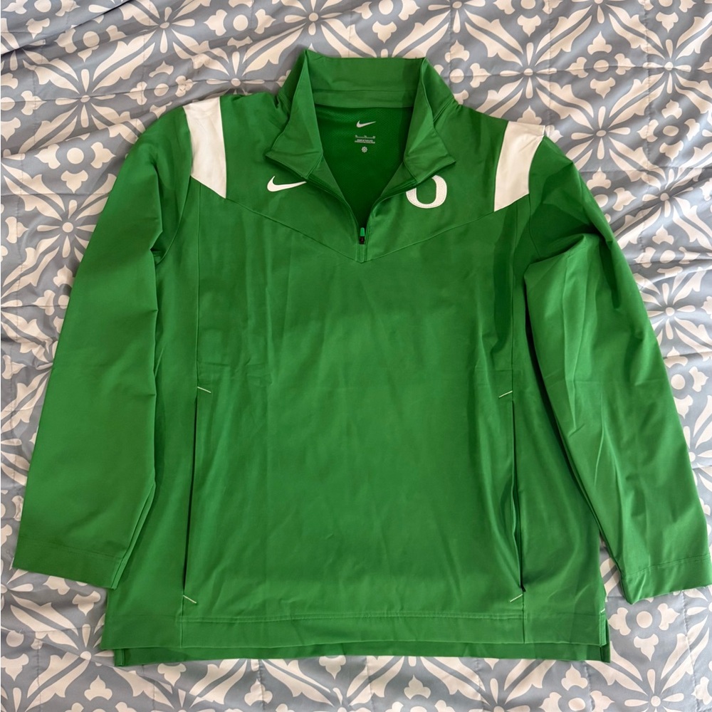 Nike Green Oregon Ducks 1/4 zip pullover